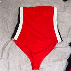 Tube top body suit. Only worn once!